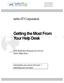 Getting the Most From. Your Help Desk