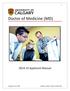 Doctor of Medicine (MD) 2014-15 Applicant Manual