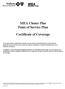 MEA Choice Plus Point of Service Plan. Certificate of Coverage