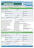 Housing List Application