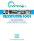 REGISTRATION FORM. www.valeofglamorgan.gov.uk