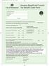 Housing Benefit and Council Tax Benefit Claim Form