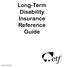 Long-Term Disability Insurance Reference Guide