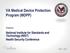 VA Medical Device Protection Program (MDPP)