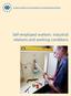 Self-employed workers: industrial relations and working conditions