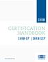 CERTIFICATION HANDBOOK