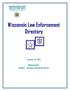 Wisconsin Law Enforcement Directory