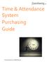 Time & Attendance System Purchasing Guide