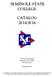 SEMINOLE STATE COLLEGE CATALOG 2014-2016