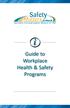 Guide to Workplace Health & Safety Programs