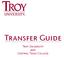 Transfer Guide. Troy University and Central Texas College