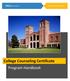 College Counseling Certificate Program Handbook