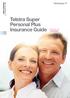 Telstra Super Personal Plus Insurance Guide