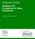 A Quick Guide. Xpedeus ICE: Comparison & Value Proposition. Xpedeus, Incorporated - January 2014