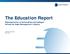 The Education Report Representation of Universities and Colleges Across the Asset Management Industry