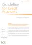 Guideline. for Credit Providers. Compliance Report. Number 2 September 2010