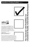 ADA. Checklist for Readily Achievable Barrier Removal. The Americans with Disabilities Act. Checklist for Existing Facilities version 2.1.