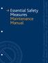 Essential Safety Measures Maintenance Manual