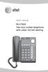 User s manual. ML17929 Two-line corded telephone with caller ID/call waiting