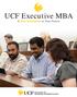 UCF Executive MBA. A Wise Investment in Your Future