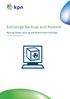 Exchange Back-up and Restore