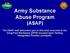 Army Substance Abuse Program (ASAP)