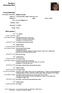 Europass Curriculum Vitae