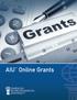 AIU Online Grants. AIU Online Advantage Grant. AIU Online Corporate Educational Alliances Grant