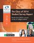 The Class of 2014 Student Survey Report 9 2014