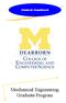 Mechanical Engineering Graduate Program