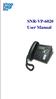 SNR-VP-6020 User Manual