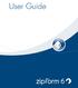 Table of Contents. zipform 6 User Guide