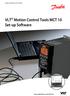 VLT Motion Control Tools MCT 10 Set-up Software