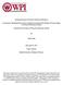 Submitted to the Faculty of Worcester Polytechnic Institute. Tudor Muha. Date April 26, 2012. Project Advisor. Milosh Puchovsky, Professor of Practice