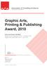 Graphic Arts, Printing & Publishing Award, 2010