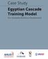 Case Study Egyptian Cascade Training Model. (For Hospitality Workforce Development)