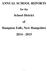 ANNUAL SCHOOL REPORTS. School District. Hampton Falls, New Hampshire 2014-2015