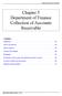 Chapter 5 Department of Finance Collection of Accounts Receivable