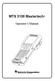 MTS 3100 Mastertech. Operator s Manual