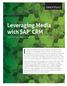 Leveraging Media with SAP CRM