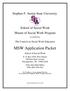 MSW Application Packet