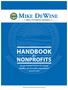 HANDBOOK for NONPROFITS An operational resource for board members of charitable organizations Revised Oct. 2009