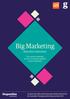 Big Marketing Executive Summary. The case for marketing to react to consumer opinions on personalisation