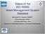 Status of the ISO 55000 Asset Management System Standard