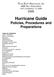 Hurricane Guide Policies, Procedures and Preparations