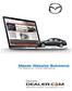Mazda Website Solutions Full Spectrum Online Marketing. powered by. 888.894.8989 sales@dealer.com