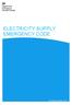 ELECTRICITY SUPPLY EMERGENCY CODE