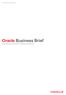 For Midsize Organizations. Oracle Business Brief Controlling costs with flexible processes
