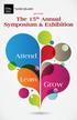 presents The 15 th Annual Symposium & Exhibition Attend Learn Grow