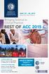 Bringing Science to Clinical Practice: BEST OF ACC 2015